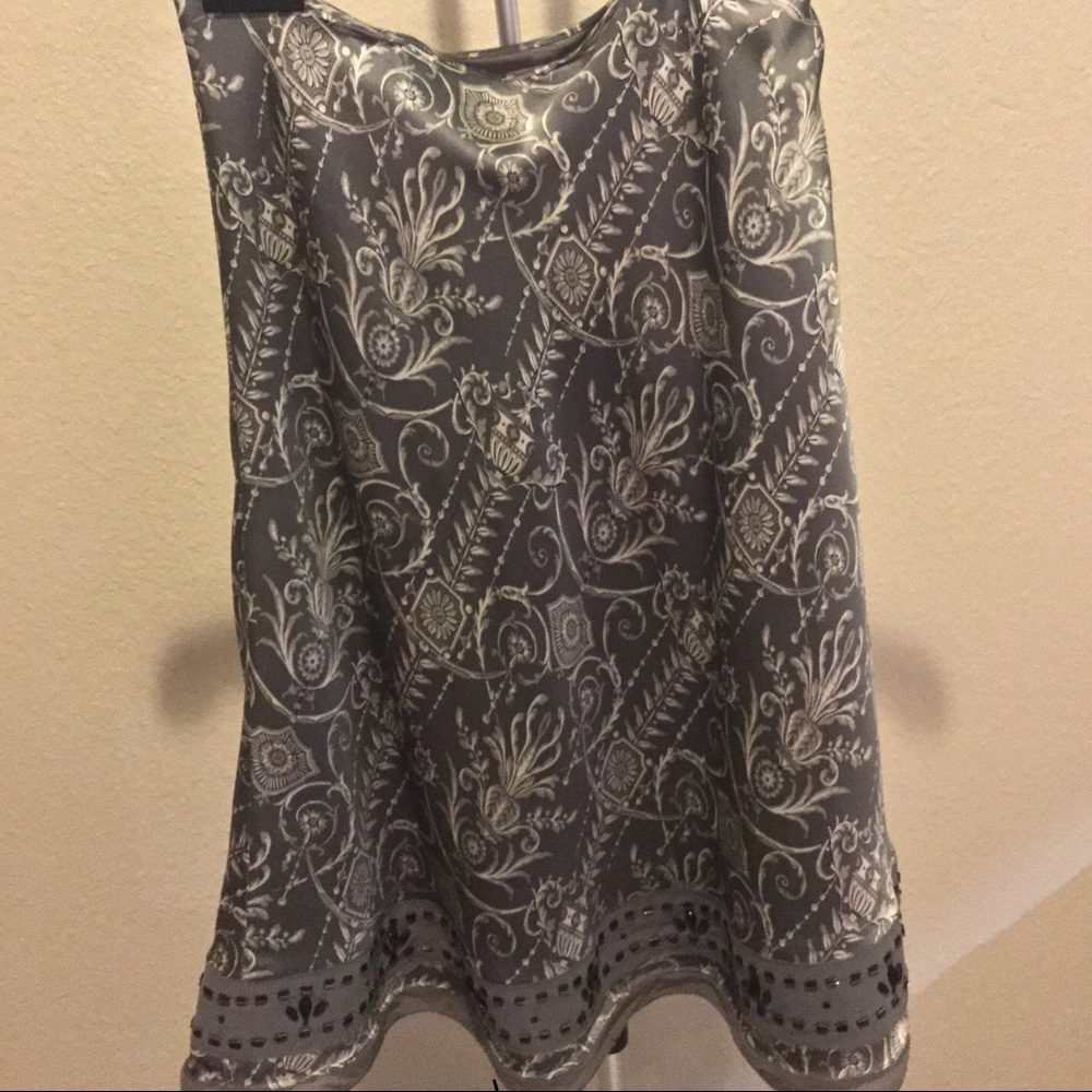 White House Black Market Silk Skirt